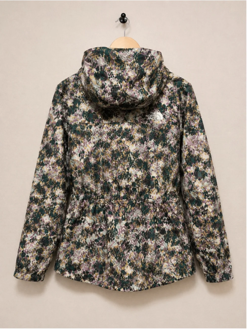 The North Face Girls XL 14/16 Lavender Floral Rain Jacket Hooded Waterproof 2024